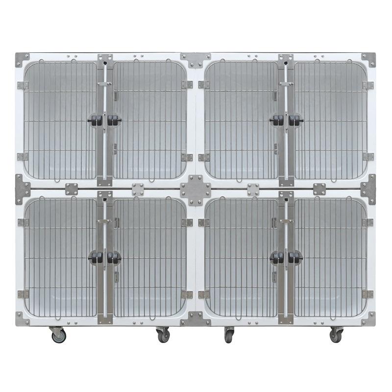 Sangkar Anjing Modular Fiberglass Kalis Air Veterinar